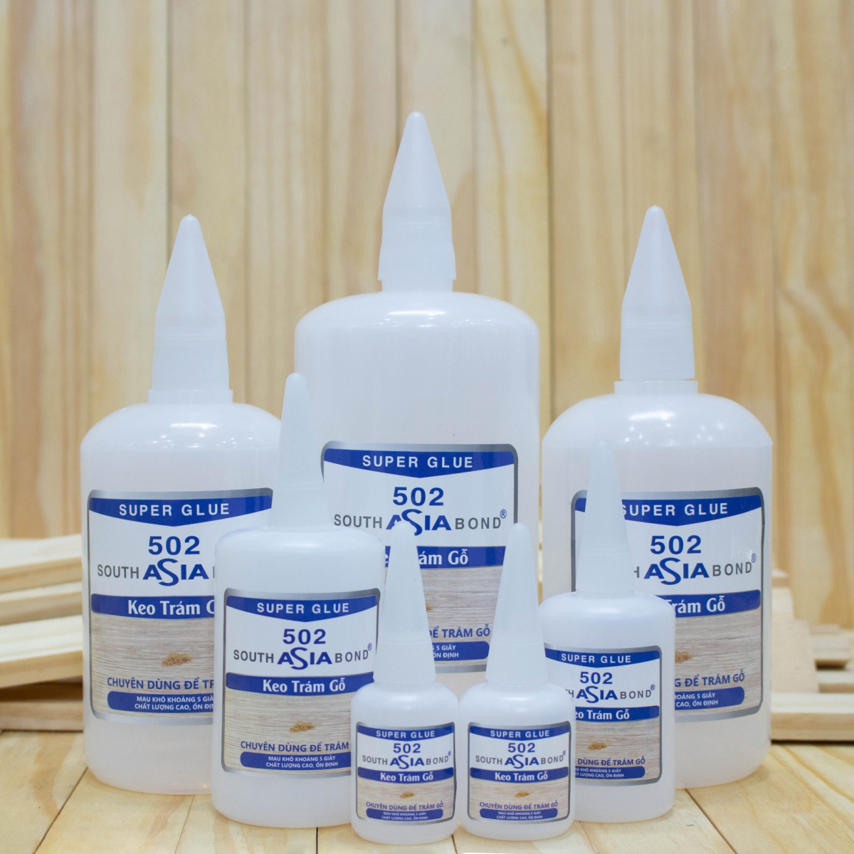 Keo 502 Trám Gỗ ASIA (Chuyên dùng để trám gỗ)